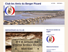 Tablet Screenshot of berger-picard.fr